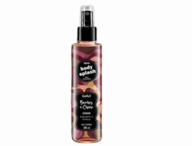 Imagem do produto Deo Colônia Gellus Banhos de Cheiro Cassis Body Splash 200ml
