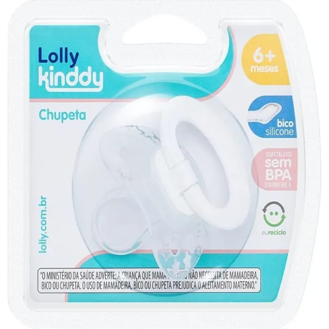 Imagem do produto Chupeta Lolly Dream Silicone Ortodôntica Neutro Tamanho 2
