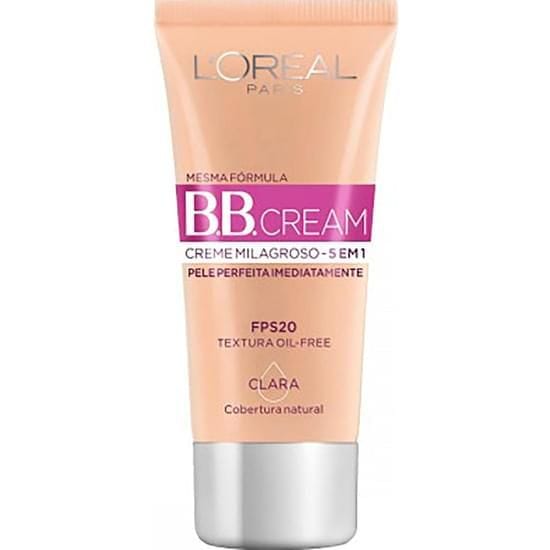 Imagem do produto Base Líquida BB Cream LOréal Clara FPS 20 30ml