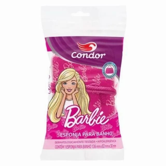 Imagem do produto Esponja de Banho Infantil Condor Barbie