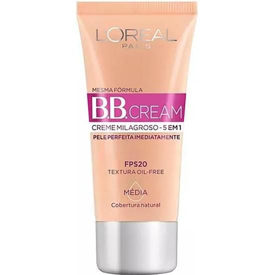 Imagem do produto Base Líquida BB Cream LOréal Média FPS 20 30ml